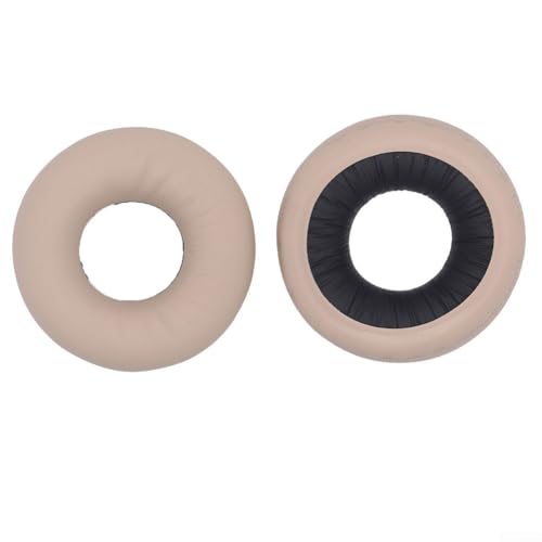 Orejeras para Sony WH-CH520, 2 almohadillas de repuesto para orejas de esponja suave, cómodo aislamiento de ruido para auriculares, música de juegos (dorado)