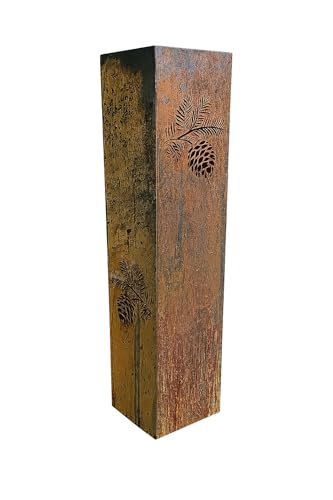 Maker Table Metal Pinecone Garden Column - Garden Decor -