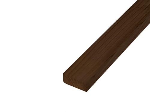 WOODPRO 国産杉 厚15mm×幅36mm×長さ540mm 屋外用塗装 DB(ダークブラウン)色 板材 厚み1.5cm 幅3.6cm 長さ54cm 受注生産