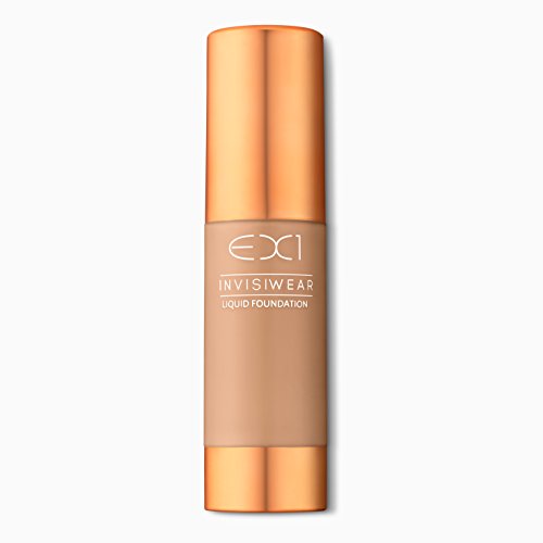 EX1 Cosmetics Invisiwear Liquid Foundation F100 - Oil and Fragrance Free, Dermatologically, Clinically Tested