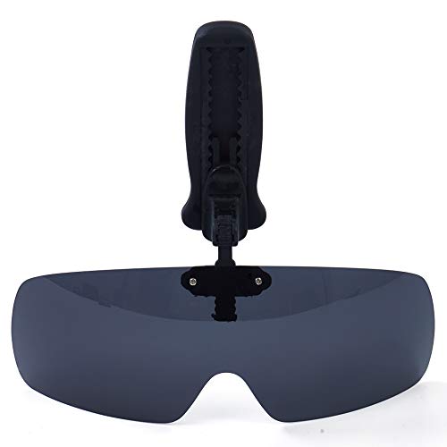Polarized Clip On Sunglasses Fit Over Prescription Glasses UV Protection Cap Sunglasses Men or Women