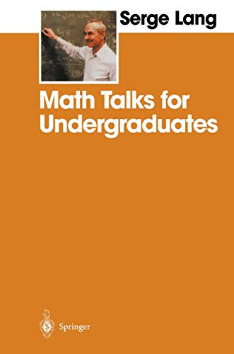Math Talks for Undergraduates view 2