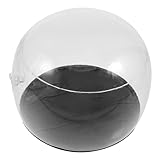 Supvox Aufblasbarer Baseballkappenhalter Kunststoff Langlebig Transparent mit Schwarzem Sockel für Tisch und Ladendisplay für Hutgeschäfte und Zuhause