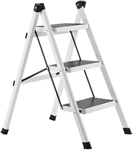 Taburete de escalón plegable para el hogar con tubo de hierro 2