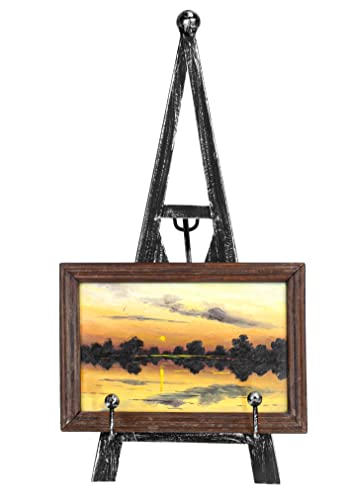 Red Co. Industrial Style Decorative Plate Stand And Art Holder Easel In Brushed Silver Finish - 14.5" H #TOP1