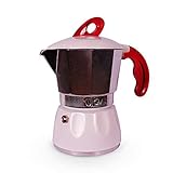 Mini cafetera de aluminio, 2 – 3 tazas, para monodosis