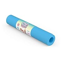 Soul Mates Lightweight Kids Yoga & Pilates Mats - Non-Slip, Eco-Friendly TPE, Foldable (6cm Thick, 300g) - Blue