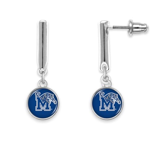Memphis Silver Tilly Bar Earrings Licensed Gift