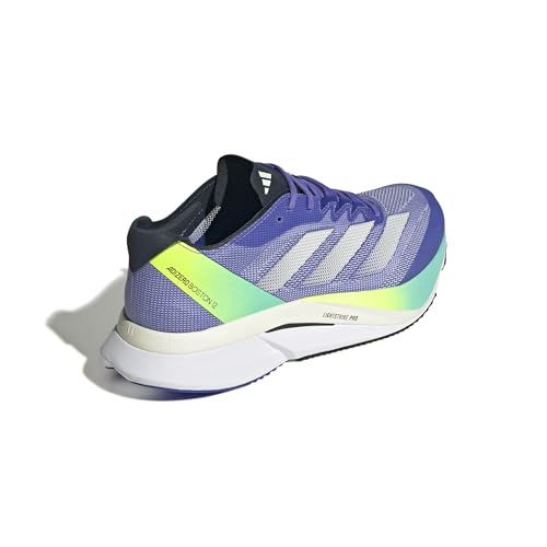 Image of adidas Womens Adizero Boston 12 Running Sneakers Shoes - Blue