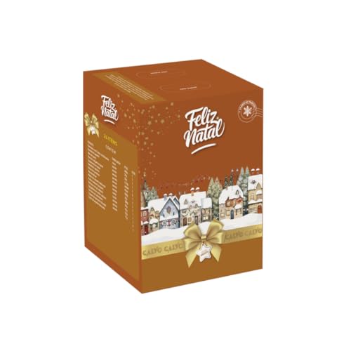Cesta Natal Bronze 25 Itens Panettone Funcionário Presente