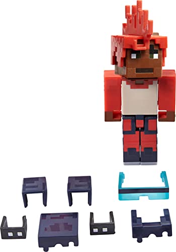 Mattel Minecraft Creator Series Wrist Spikes Figure, Collectible Building Toy, 3.25-Inch Action Figure With Accessories, Gift For Ages 6 Years & Older #TOP22
