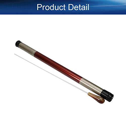 Image of Othmro 1Pcs Hollow Teachers Pointer Teaching Pointer Stick for Classroom, Metal Handheld Presenter Pointer Length 14.96 inch, Handheld Presenter Whiteboard Pointer for Teachers /Guides /Coach (Brown)