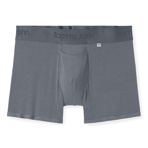 Image of Tommy John Men's Trunk 4 inch Underwear - Hammock Pouch for Enhanced Support - Second Skin Fabric for Barely-there Comfort