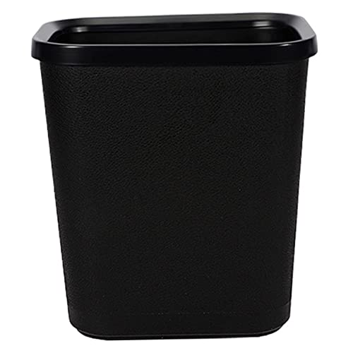 Magiclulu basurero plástico rectangular compacto negro miniatura 1