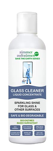 Zimmer Aufraumen Pro Glass Cleaner Liquid Concentrate 450ml Sparkling Shine for Glass & Other Surfaces (B0BN3VMQTZ) Amazon Price History, Amazon Price Tracker