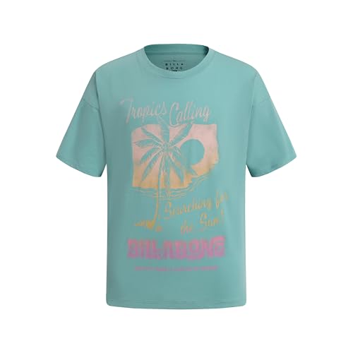 Image of Billabong Girls' Premium Short Sleeve Oversized Fit Graphic T-Shirt