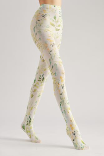 Image of Sahabowi Women Tights, Sheer High Waist Pantyhose, Vintage Control Top Stockings