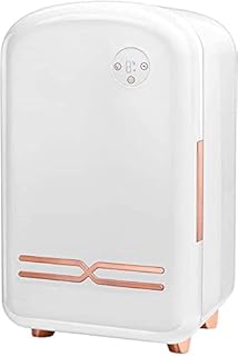 LQAIAZD1 Mini Frigo, 12L Portable Mini Beauté Réfrigérateur thermoélectrique et Plus Chaud pour la Peau et Le Maquillage (Blanc) Réfrigérateur Domestique