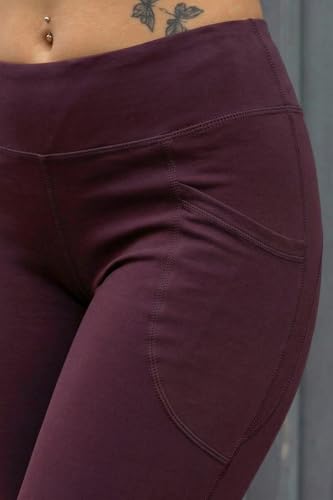 Image of JUNEBERRY Women's Solid Spandex Skinny Fit Activewear Legging | Stretchy, Lightweight & Comfortable for Gym Colors: Black, Navy, Light Grey, Sage, Cocoa, Wine, Mauve.