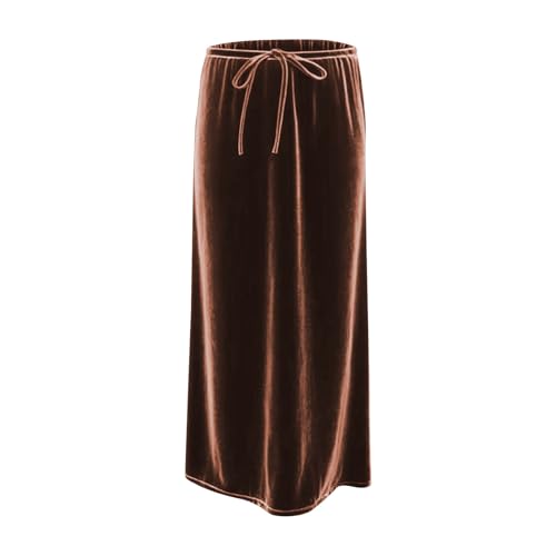 2025 Trendy Women Skirt Silk Elegant High Waist Cocktail Party Wedding Mermaid Satin Maxi Skirts Club Party Outfits4