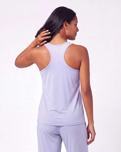 Image of Real Essentials 2 Pack: Women's Tank Top & Capri Pajama Set - Super-Soft Sleeveless Summer Loungewear (Plus Size Available)