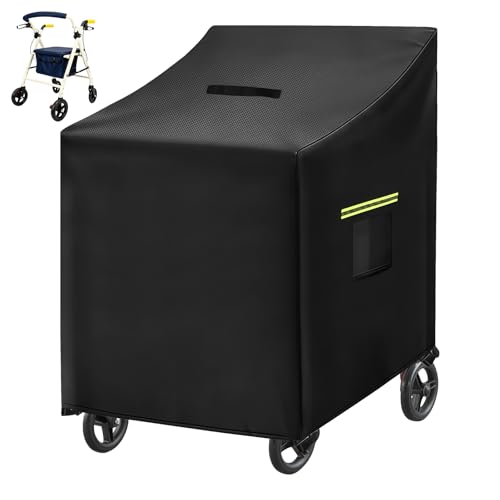 Cubierta para andador de cuatro ruedas con 4 hebillas y lona protectora exterior