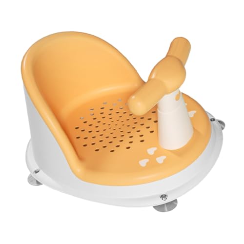 MERRYHAPY ベビーバスシート 6〜12ヶ月用 滑り止め設計 コンパクト 赤ちゃん用浴槽サポート 耐摩耗性 Tpe素材 お風呂 シャワーに