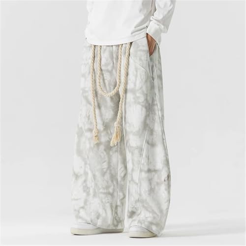 Zadaos Men Printed Wide Leg Pants Autumn Sports Baggy Trousers Male Streetwear Pants3
