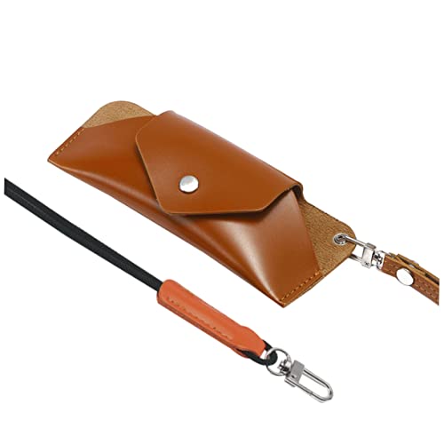 GALPADA 1 Conjunto De Bolsa De Óculos Porta-Óculos De Viagem De Couro Estojo De Óculos De Viagem Por