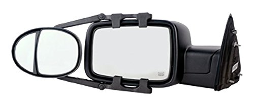 Fit System (3990) Dual Lens Universal Towing Mirror with Ratchet Mount System, Pair, 5 x 7 