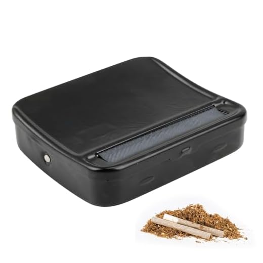 Machine à Rouler Rouleuse des Cigarettes Blague à Tabac Boîte à Rouler Automatique de Fabricant de Rouleau Cigarette pour les Poches de Pantalons et de Chemises de Stockage de Cigarette Cadeaux 70mm