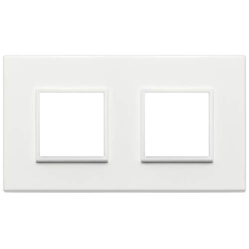  Vimar Serie Eikon Evo – Placca 4 Moduli asse 71 mm serie Eikon Bianco Total