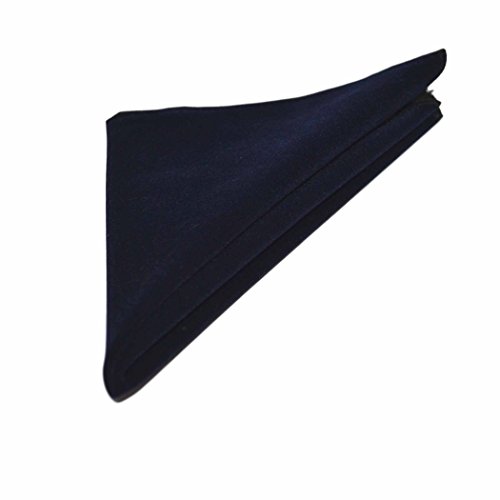Luxury Navy Blue Velvet Pocket Square, Handkerchief