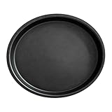 TEHAUX Bandeja para Horno Antiadherente para Pizza y Barbacoa Molde de Inoxidable con Alta Conductividad Térmica Apta para Hornear Pan Pasteles y Verduras