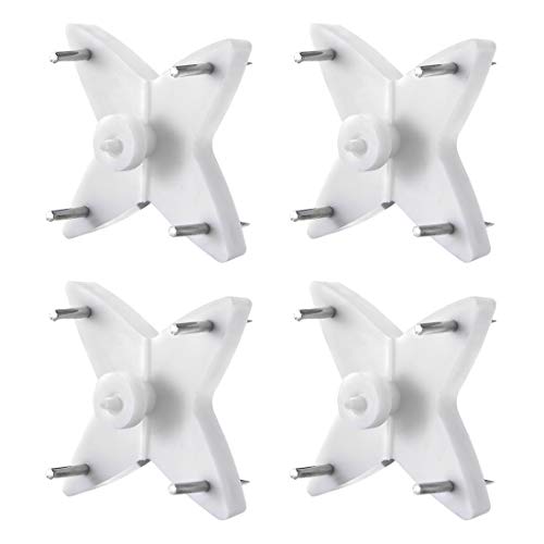 Image of uxcell 17lbs Hardwall Hanger for Hardware, Fasteners Hooks Wall Mount Non-Mark Hook Picture Photo Frame Hangers, 80 Pcs