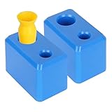 [2 Pack] Contact Lens Aid Holder + Ventless Contact Lens Tool - Durable Stand Fits Two Small or Large Contact Lens Inserters - Inserter Tools for Hard/RGP & Scleral Lenses and Prosthethic Eyes