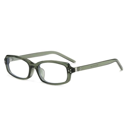 Lunettes de soleil rectangulaires femmes verres UV400 vintage monture transparente