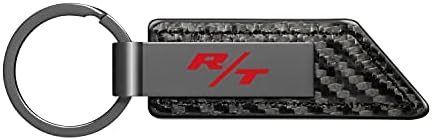 IPick Image Official Dodge Viper Keychain - Real Black Carbon Fiber With Gunmetal Metal Case, Large Hexagonal Pendant - View #12