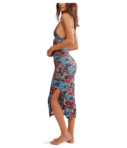 Free People Women's Long Live Printed Mesh Sl2