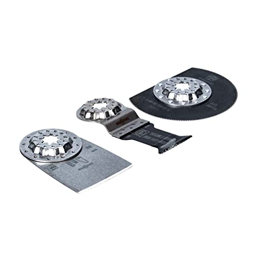 Fein Best Of Starlock Renovation| Set Da 3 Accessori Per Rinnovo Pavimenti, Adatti A Tutti Gli Utensili Multifunzione Fein Attacco Starlock, 100% Qual