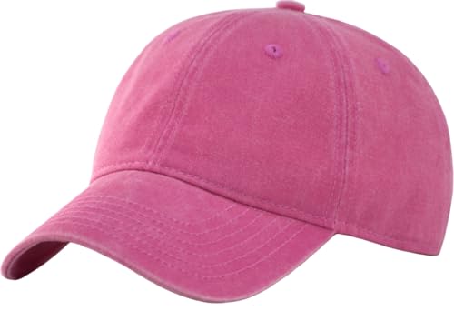 Image of TSSGBL Vintage Cotton Washed Baseball Cap S to XXL Unstructured Low Profile Adjustable Distressed Dad Hat for Men Women