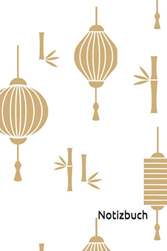 Notizbuch: China Notizbuch | 6x9 Zoll DIN A5 | 120 Seiten Punktraster |...