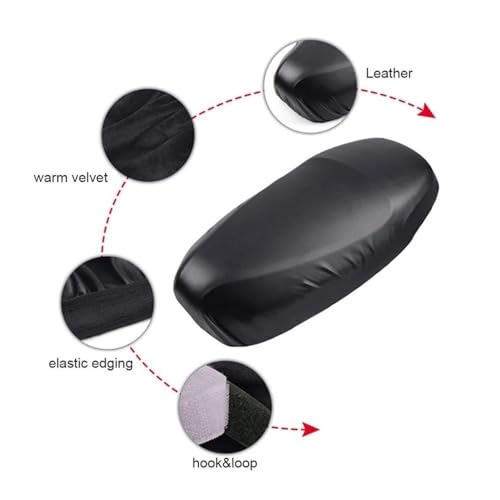 Funda para asiento motocicleta y scooter impermeable universal 4
