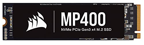 Image of Corsair MP400 1TB M.2 NVMe PCIe x4 Gen3 SSD (Sequential Read Speeds of up to 3,480 MB /s, Write Speeds of up to 1,880 MB /s, High-Density 3D QLC NAND) Black
