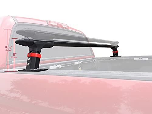 Tms Universal Aluminum Truck Bed Tonneau Cover Rack Crossbars Low Profile 2 Bars Set For Kayaks Bike Rack Rooftop Tent Camper Shells Rvs #TOP4