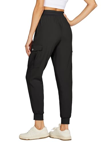 Women's Hiking Pants Cargo Joggers Lightweight Quick Dry Athletic Workout Travel Casual Pants Pockets3