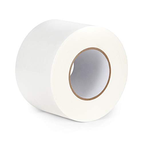 Blue Summit Supplies Vapor Barrier Tape, Pe 9Mm Polyethylene Tape Sealing Moisture Barrier Seam And Seal Tape For Crawl Space Or Marine Use, Waterproof White 9 Mil Poly Tape, 3.78 Inch, 180 Foot Roll #TOP1