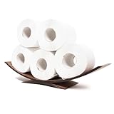 Design élégant : ce support de papier toilette autoportant, fabriqué à partir de contreplaqué de bouleau de la Baltique de qualité supérieure, met en valeur n'importe quel décor de salle de bain avec son esthétique moderne et élégante. Disponible en cinq placages en bois : cerisier, wengé, noyer, frêne et chêne