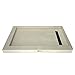 Tile Redi RT4260RDL-PVC-MB Redi Trench Shower Pan, Matte Black