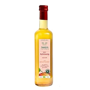 Theo’s Naturals Bio appelazijn, natuurtroebel en ongefilterd met kurkuma en kaneel (500 ml)